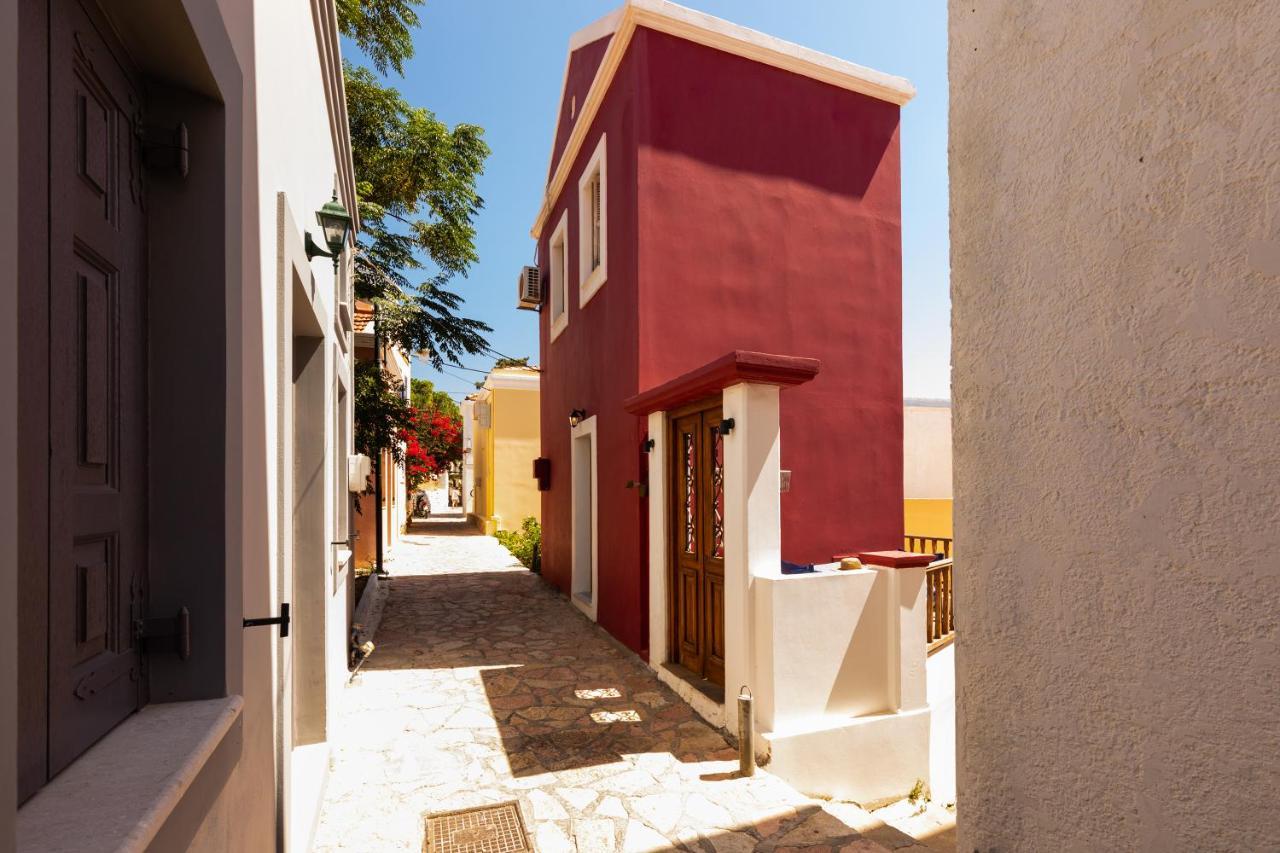 Coralli House Chalki Town Luaran gambar